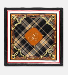 Luisa Spagnoli Ramapo Equastarian-print Square-cut Scarf, Packshot View