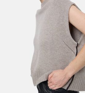 Zadig et Voltaire Knit Sleeveless Sweater, Model View Zadig et Voltaire Knit Sleeveless Sweater, Model View