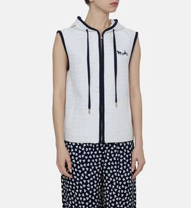 سويت شيرت بغطاء رأس بدون أكمام