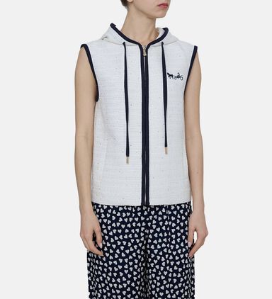 Sleeveless Hooded Sweatshirt
