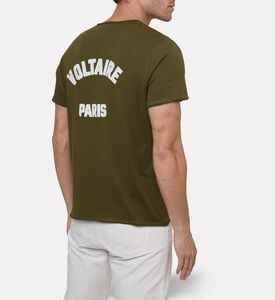 Zadig et Voltaire Monastir Button-placket T-shirt, Model View