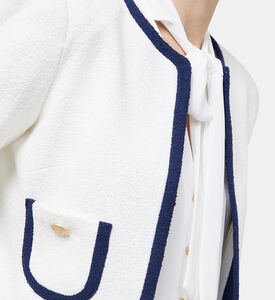 Cotton Terry Cropped Jacket Cotton Terry Cropped Jacket