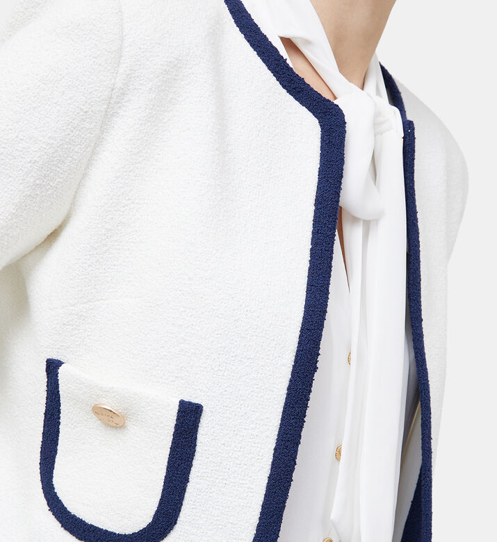 Cotton Terry Cropped Jacket Cotton Terry Cropped Jacket