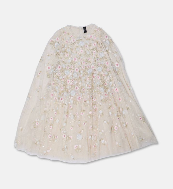 Needle And Thread Amara Ruffle Floral-print Mini Dress, Packshot View