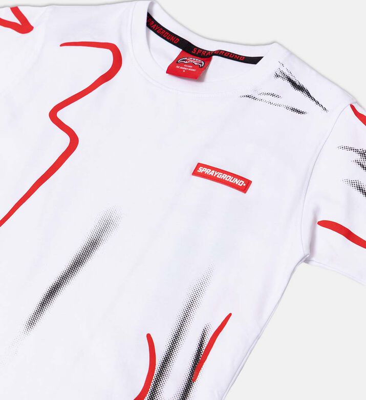 تيشيرت بطبعة ظلال سوداء