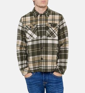 قميص علوي من مزيج الصوف المصقول