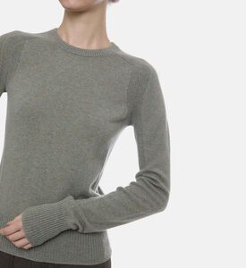 سترة غالواي طويلة الأكمام محبوكة