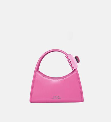 Leather Claw Clip Crossbody Bag