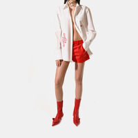 Cotton Embroidered Poplin Shirt