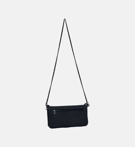 Python-effect Leather Shoulder Bag
