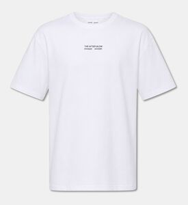 Samsoe Organic Cotton Logo T-shirt, White, S, Packshot View