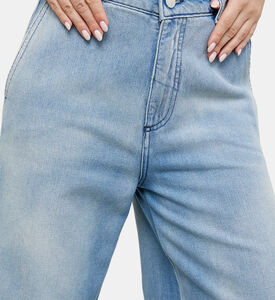 Five-pockets Wide Leg Denim Pants Five-pockets Wide Leg Denim Pants