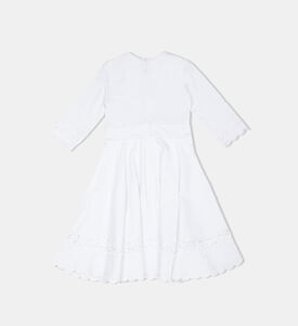 Floral-lace Flared Mini Dress Floral-lace Flared Mini Dress