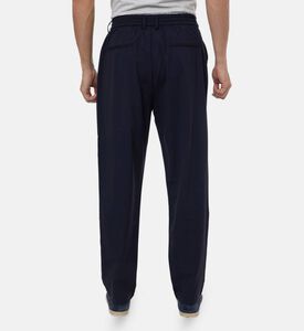 Les Deux Como Tapered Drawstring Trousers, Navy, 36-32, Model View