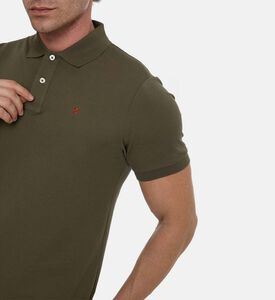 Hackett London Polo Slim, Green, S, Model View