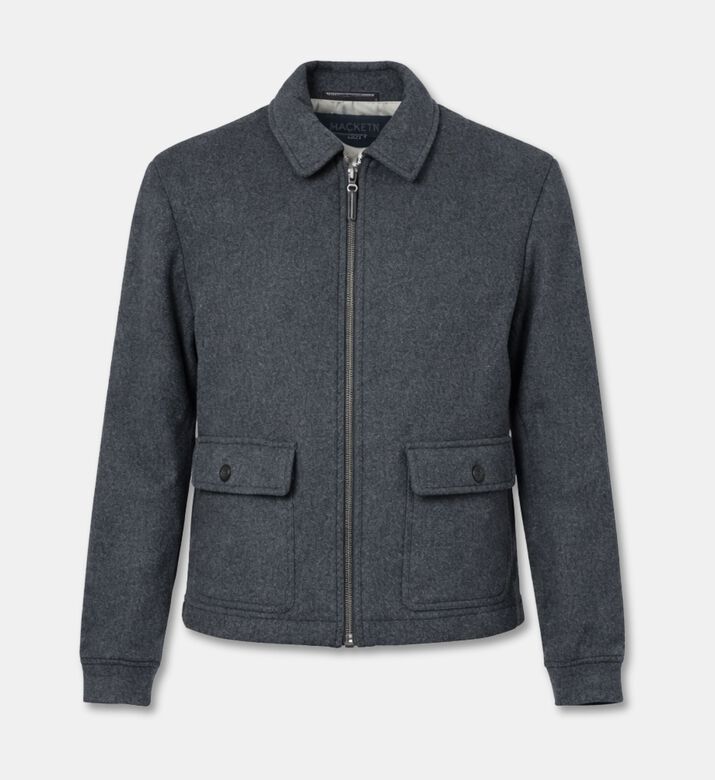 Hackett London Quilted Flap Pockets Jacket, Packshot View
