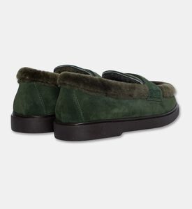 Roberto Festa Danesa Suede Slip-ons, Green, Eu-36, Packshot View