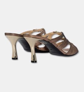 Baldinini Metallic Cut-out Mule Sandals, Packshot View