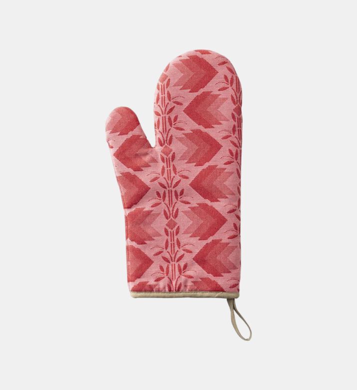 Jacquard Gipsy Oven Gauntlet, Red, Packshot View