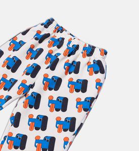 Bobo Choses Face Dog-print Regular-fit Pants, Packshot View