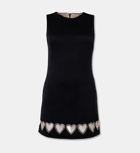 Alice and Olivia Heart Cut-out Detail Sleeveless Midi Dress, Packshot View