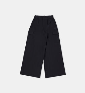 بنطال كارجو معالج واسع الساقين