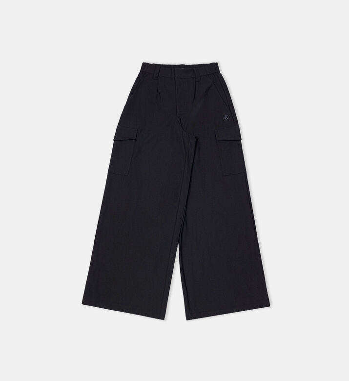 Technical Wide-leg Cargo Trousers