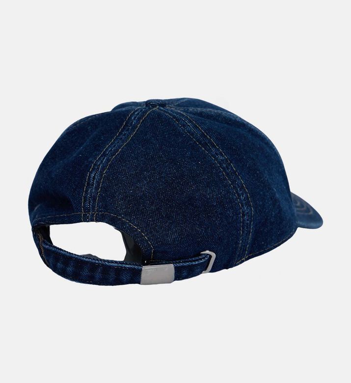 Logo-embroidery Denim Baseball Cap Logo-embroidery Denim Baseball Cap
