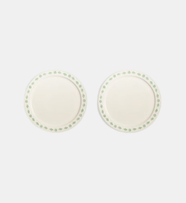 مجموعة أطباق فولكلورية كبيرة قطعتين