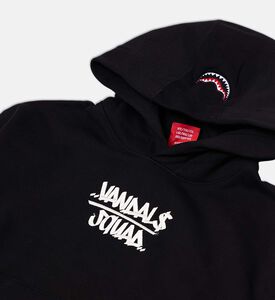 Sprayground Urban Car Vandal Tag Hoodie, Black, 16y, Packshot View