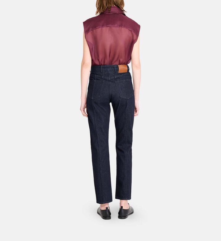 Slim-fit Ankle-length Denim Pants