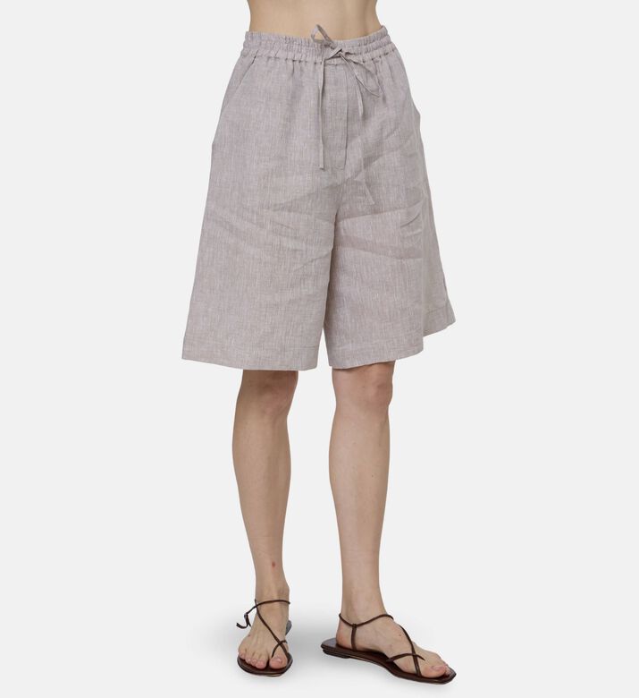Beatrice B Tailored Bermuda Shorts, Model View