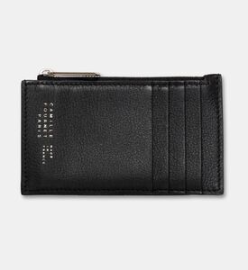 Camille Fournet Alligator Calf Leather Wallet, Black, Packshot View