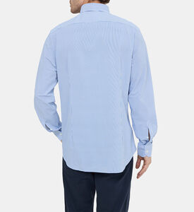 قميص بوبلين قطني مخطط