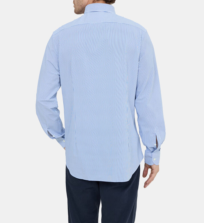 قميص بوبلين قطني مخطط