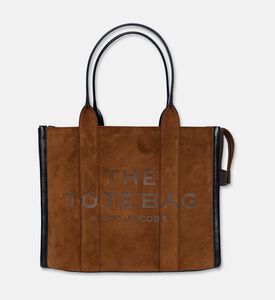Marc Jacobs Suede Top Zip Closure Tote Bag, Light-brown, Packshot View