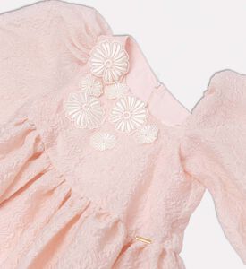 فستان واسع قصير الأكمام غير متماثل