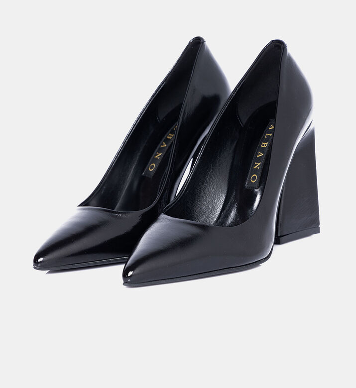 Leather High Heels Pumps