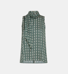 Tie Neck Sleeveless Top