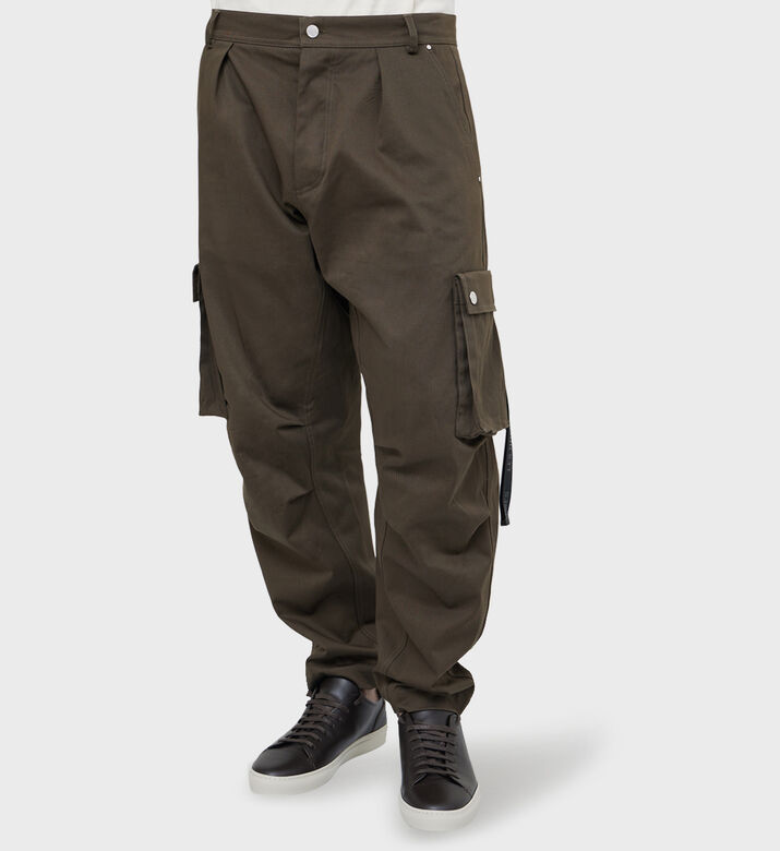 Cotton Grosgrain Details Cargo Pants Cotton Grosgrain Details Cargo Pants
