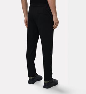 Les Deux Button Closure Slip Pockets Pants, Black, 30-32, Model View