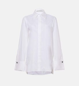 Wide Long-sleeve Oversized Shirt