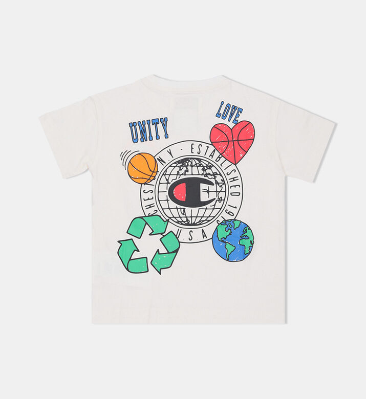 Cotton Future-print T-shirt
