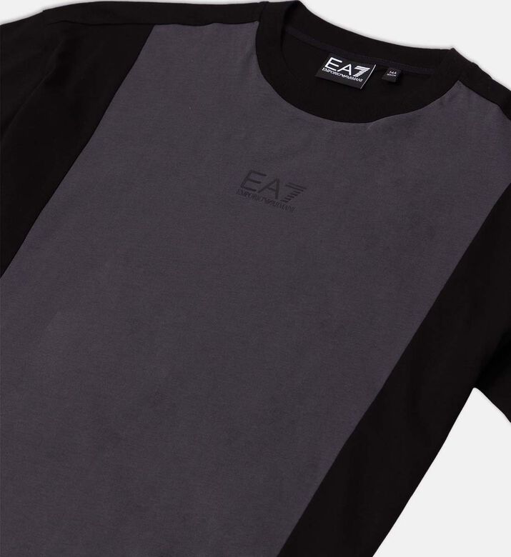 Cotton Color-blocked Design T-shirt Cotton Color-blocked Design T-shirt