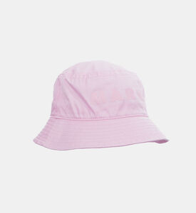 Flocked-logo Bucket Hat Flocked-logo Bucket Hat