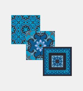 طقم قواعد أكواب بلوز كومبو مكون من 6 قطع