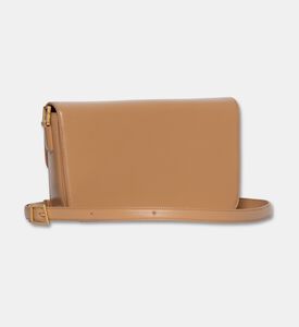 Mlouye Brick Flap Crossbody Bag, Nude, Packshot View