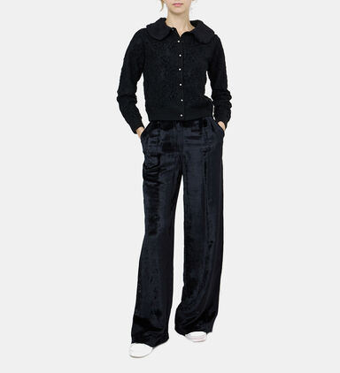Knitted Cardigan Maille Dentelle