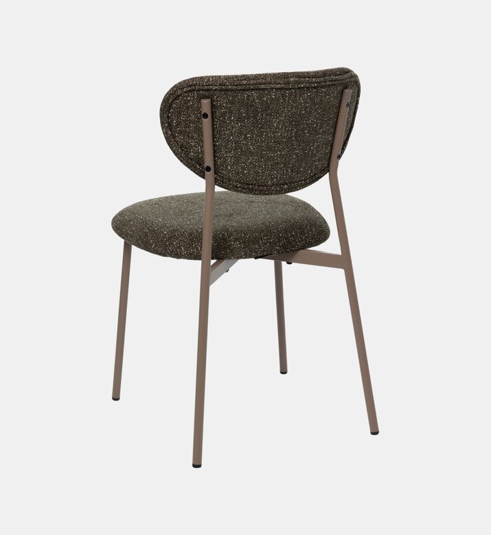 Home Deco and More Leo Padded Dining Chair, Khaki, Packshot View