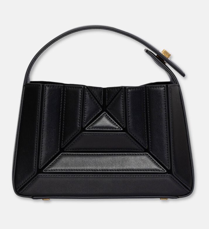 Mlouye Sera Mia Leather Handbag, Black, Packshot View